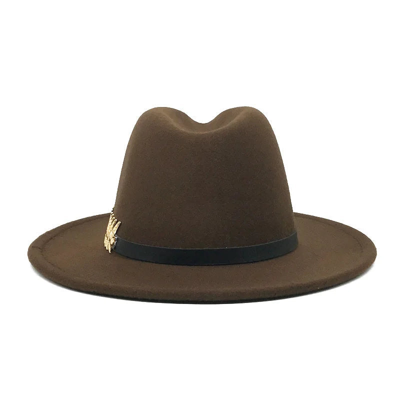 Leaf Buckle Jazz Hat