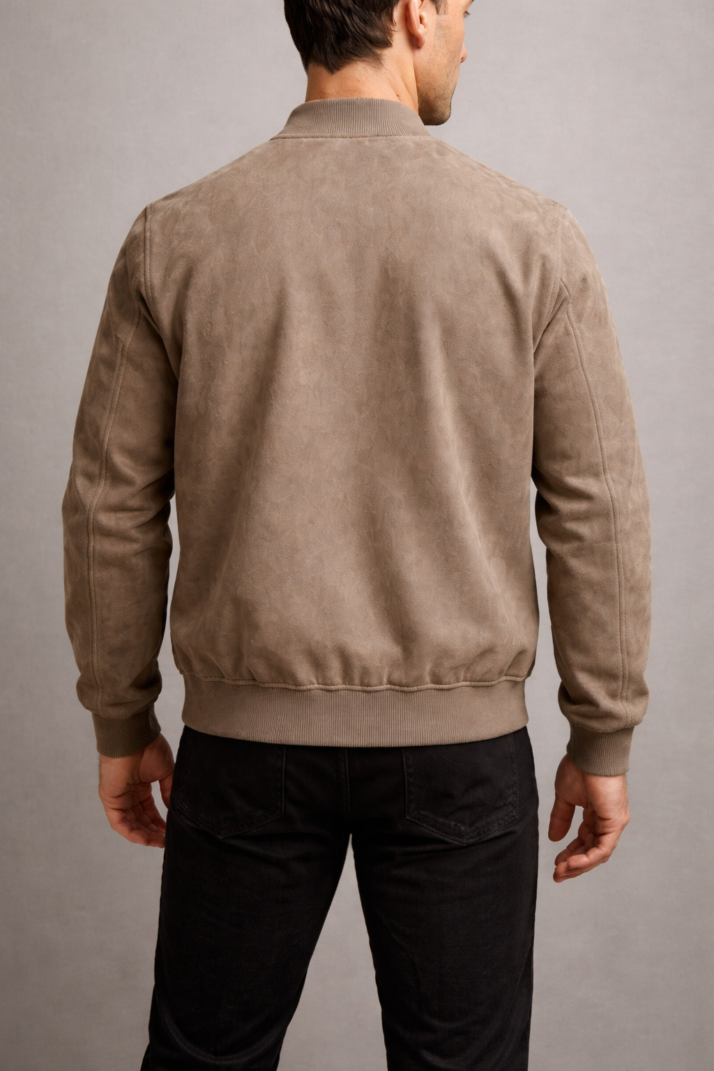 Suede Zipper Jacket