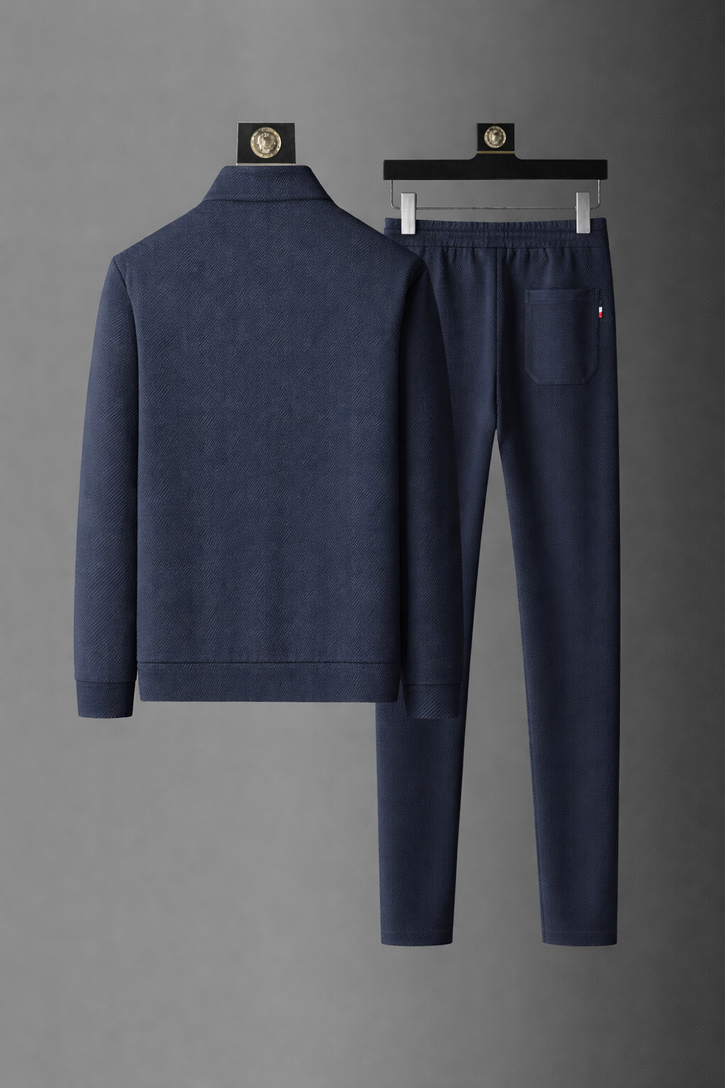 Men's Stand Collar Pants Set