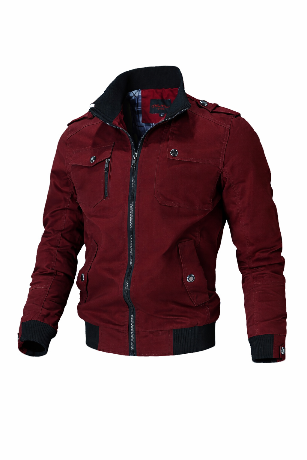 Slim Fit Bomber Jacket