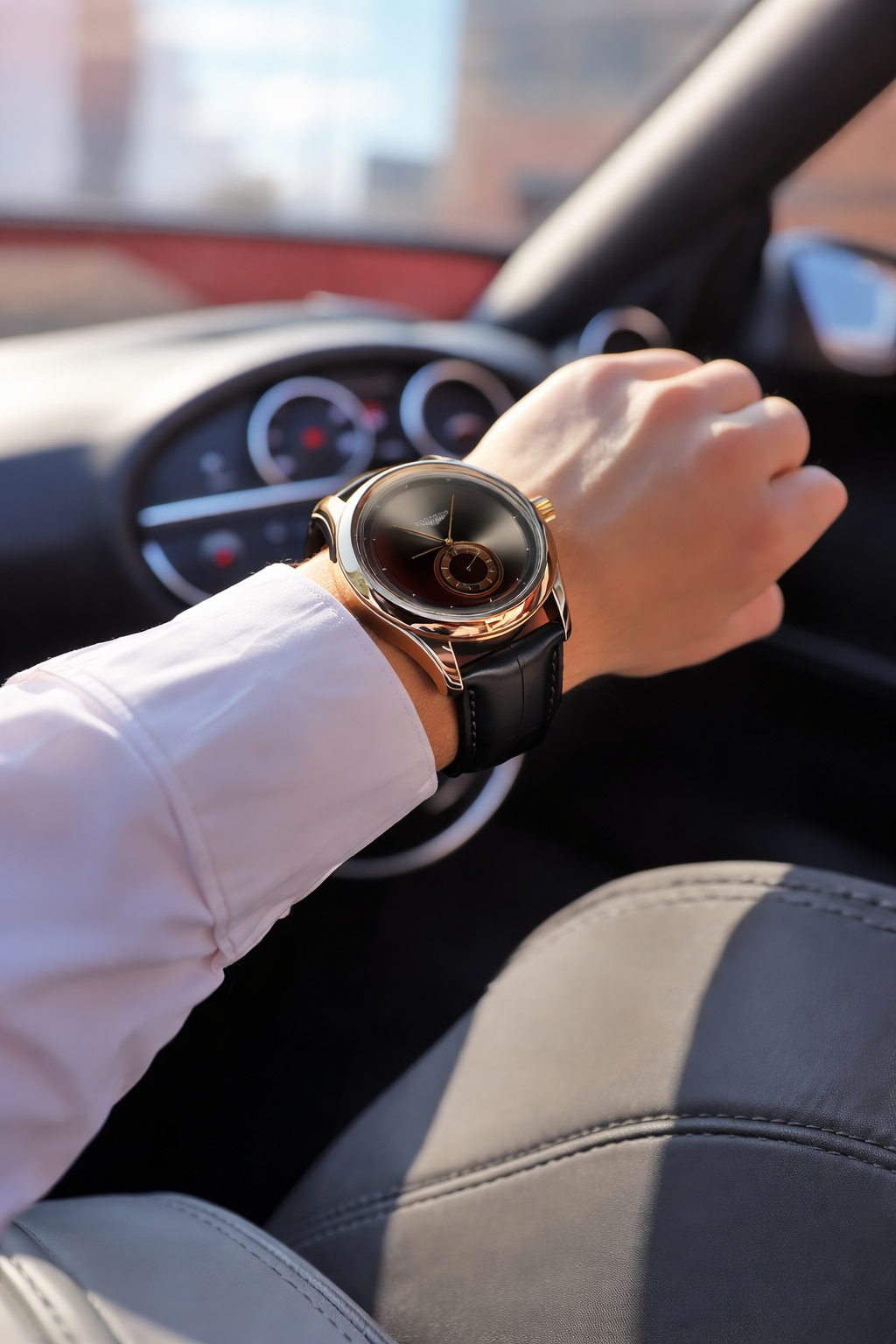 Business Leather Strap Watch