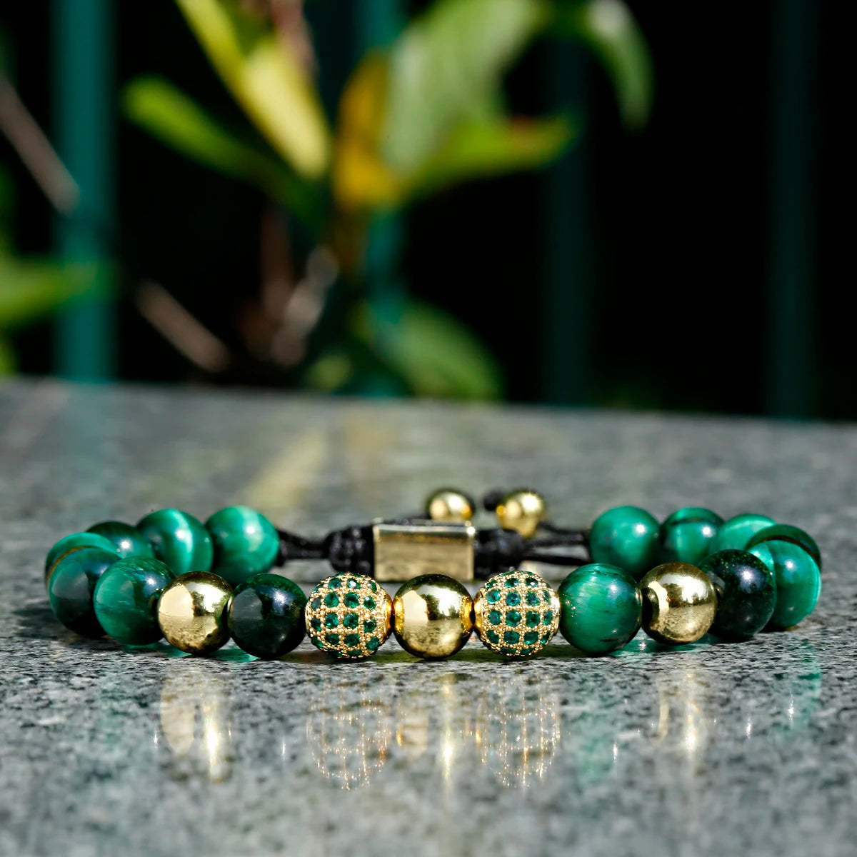 Zircon Ball Beaded Bracelet