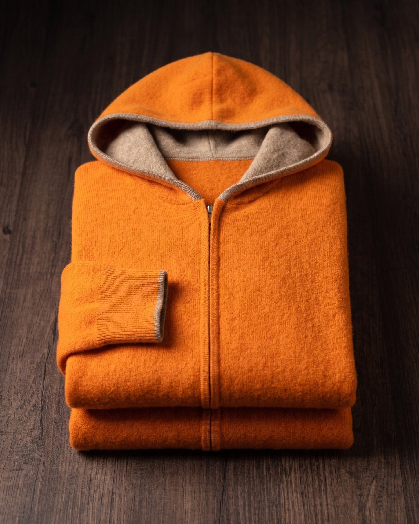 Cashmere Hooded Cardigan