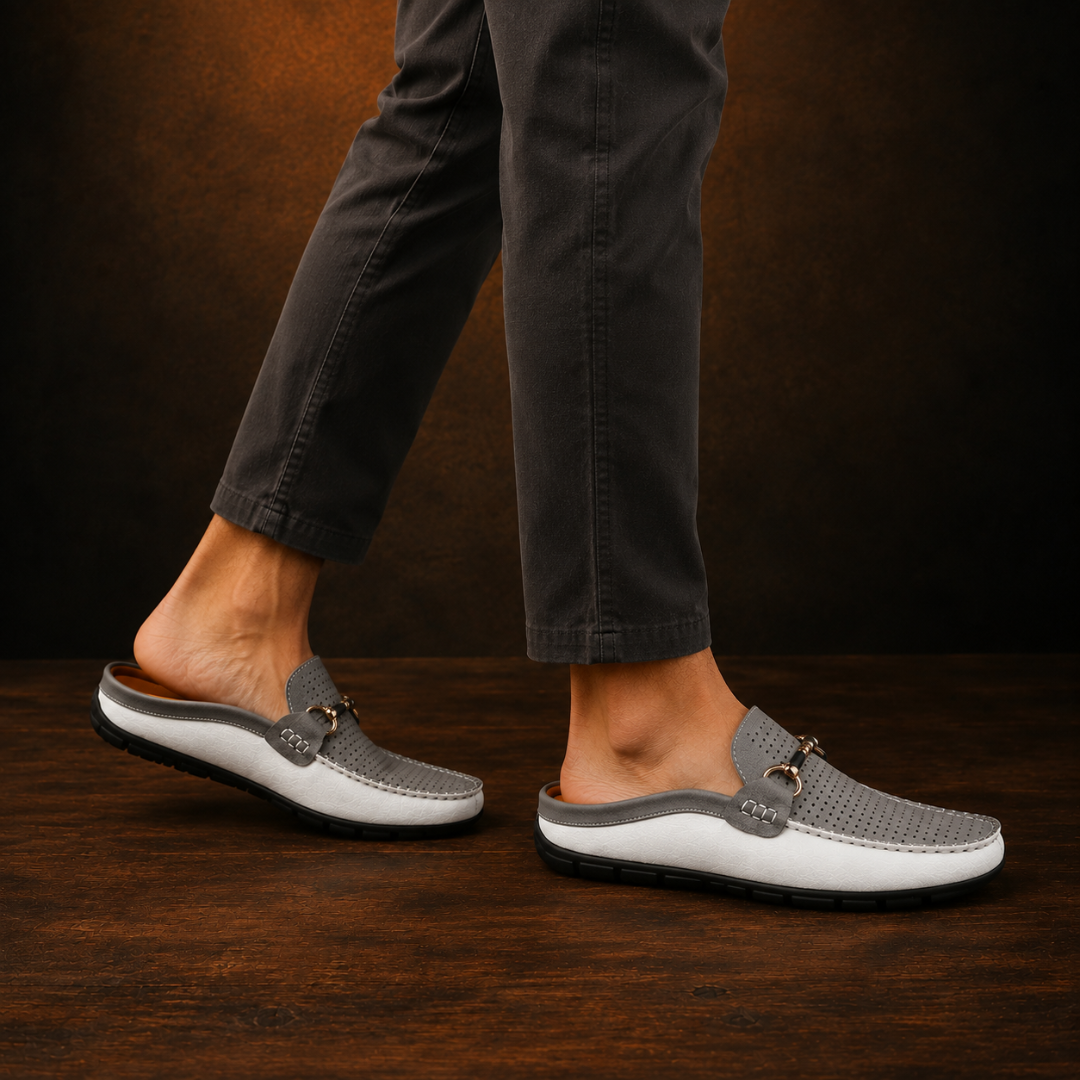 Backless Slip-On Loafers