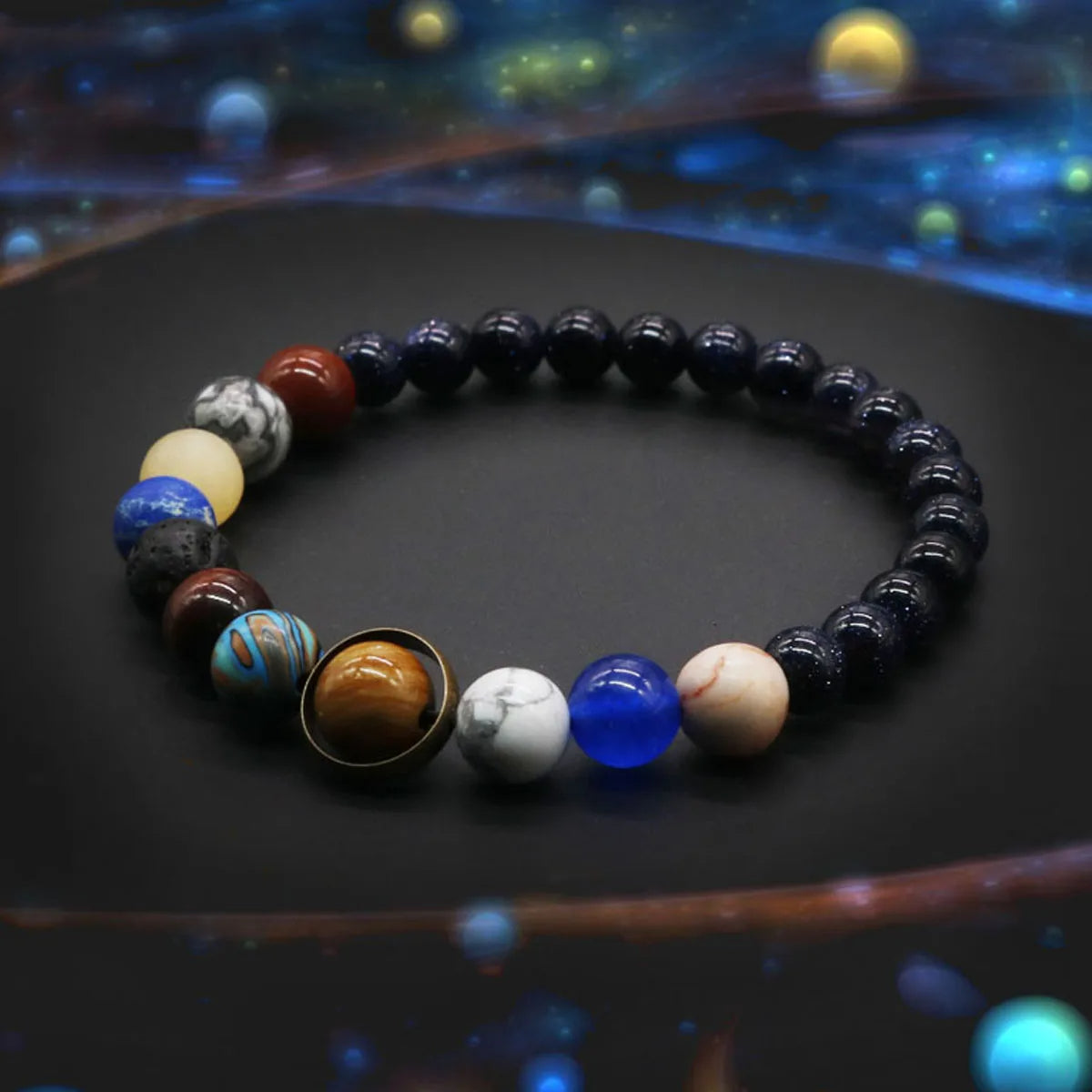 Infinite Cosmos Beaded Bracelet