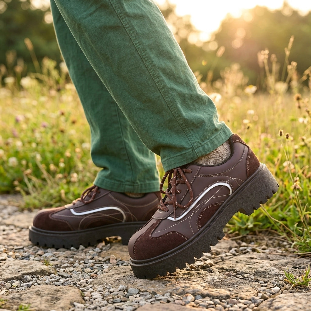 Men's Retro Derby Shoes