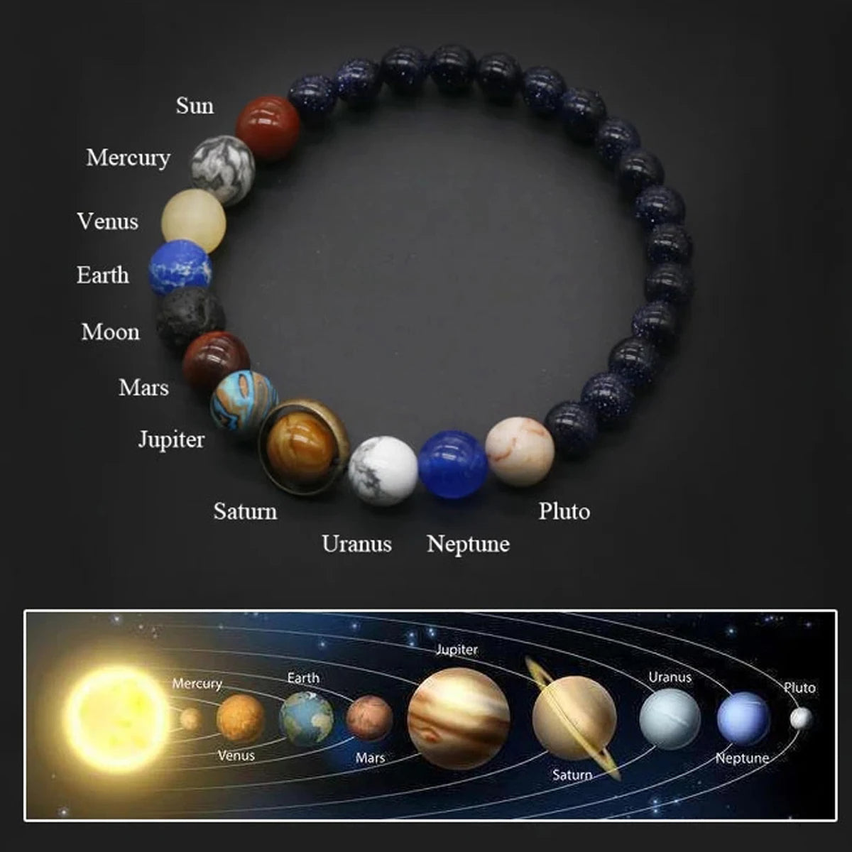 Infinite Cosmos Beaded Bracelet