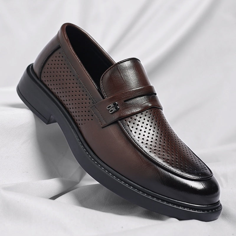 Men's Perforated Casual Loafers