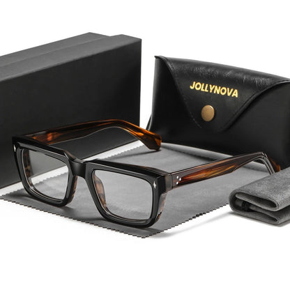Thick Rectangular Acetate Eyeglasses