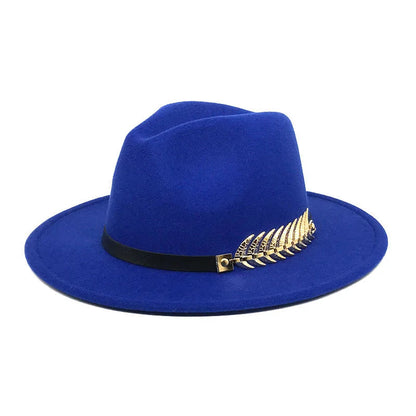 Leaf Buckle Jazz Hat