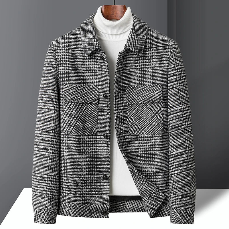 Slim-Fit Woolen Jacket