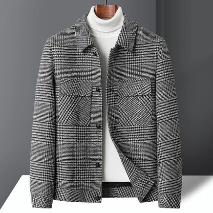 Slim-Fit Woolen Jacket