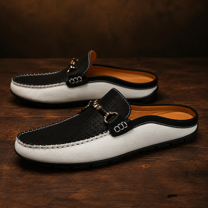 Backless Slip-On Loafers