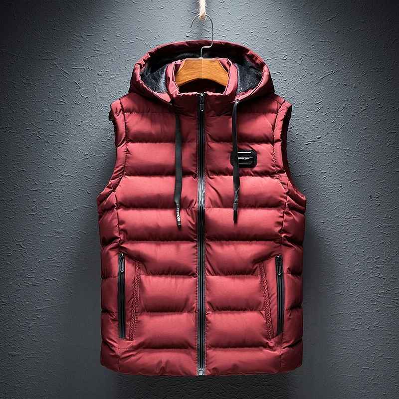 Hooded Casual Vest Jacket