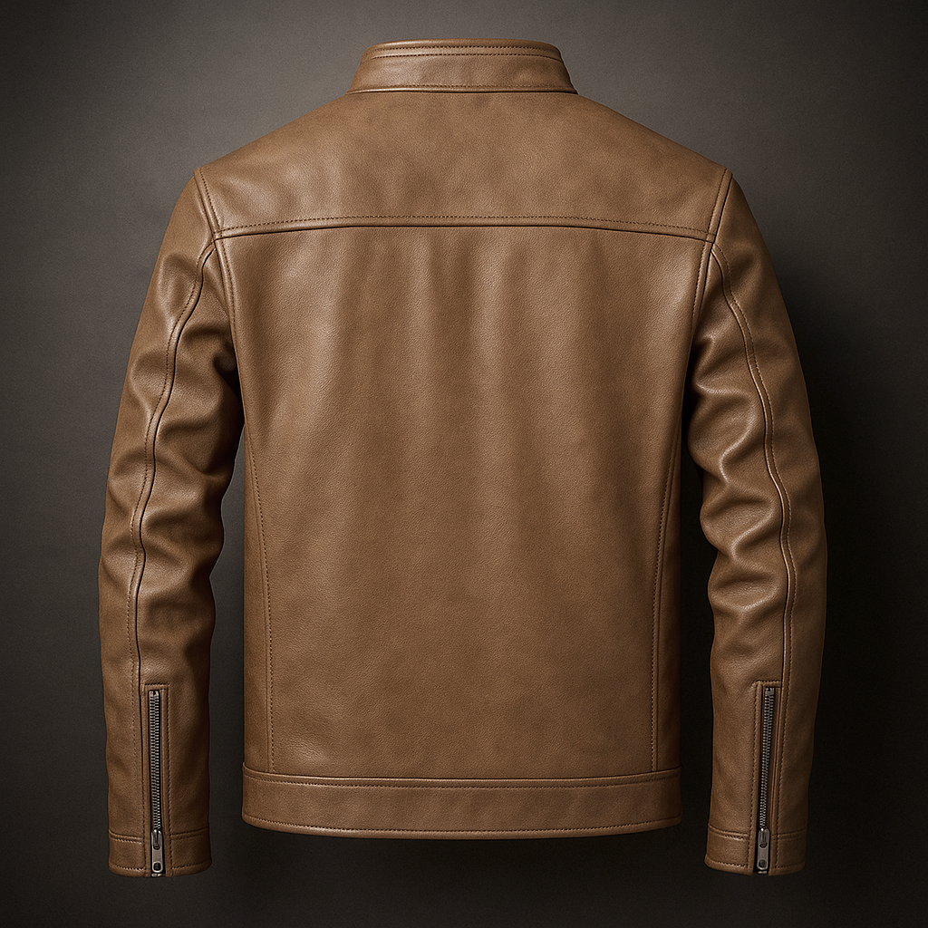Slim Fit Leather Jacket