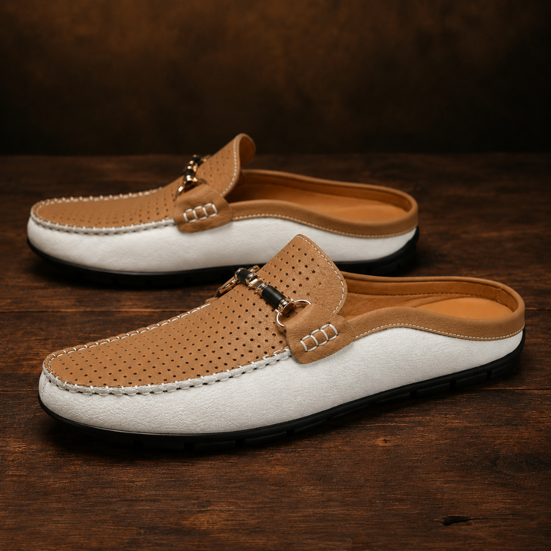 Backless Slip-On Loafers