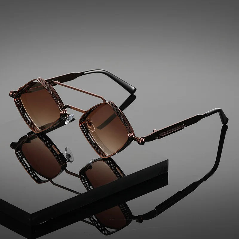 Punk Style Hollow Sunglasses