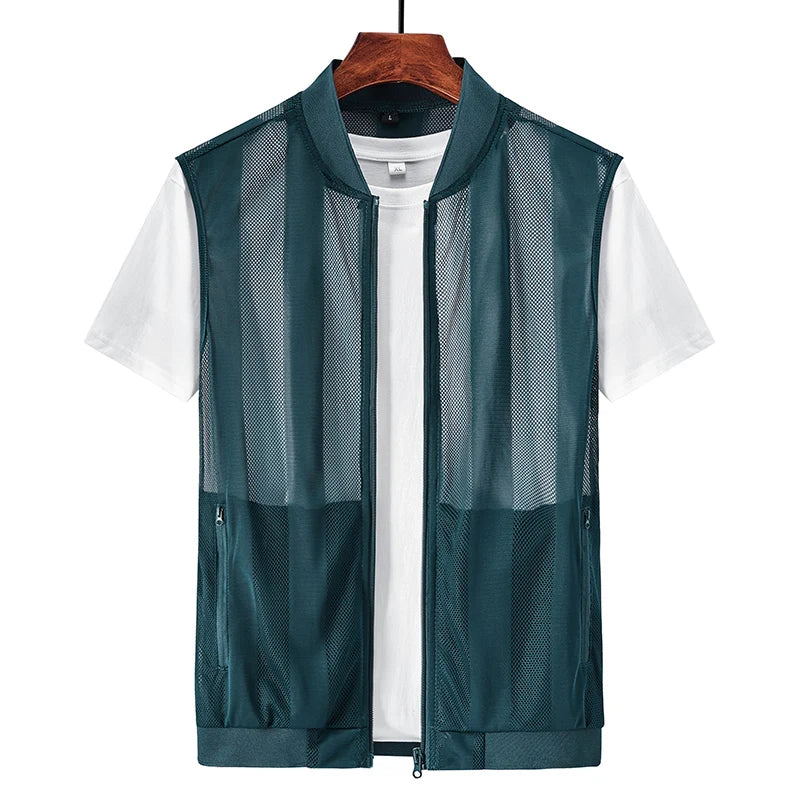 Mesh Hollow Outdoor Waistcoat