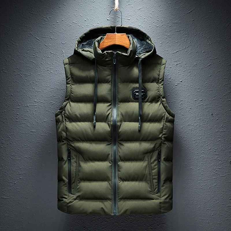 Hooded Casual Vest Jacket