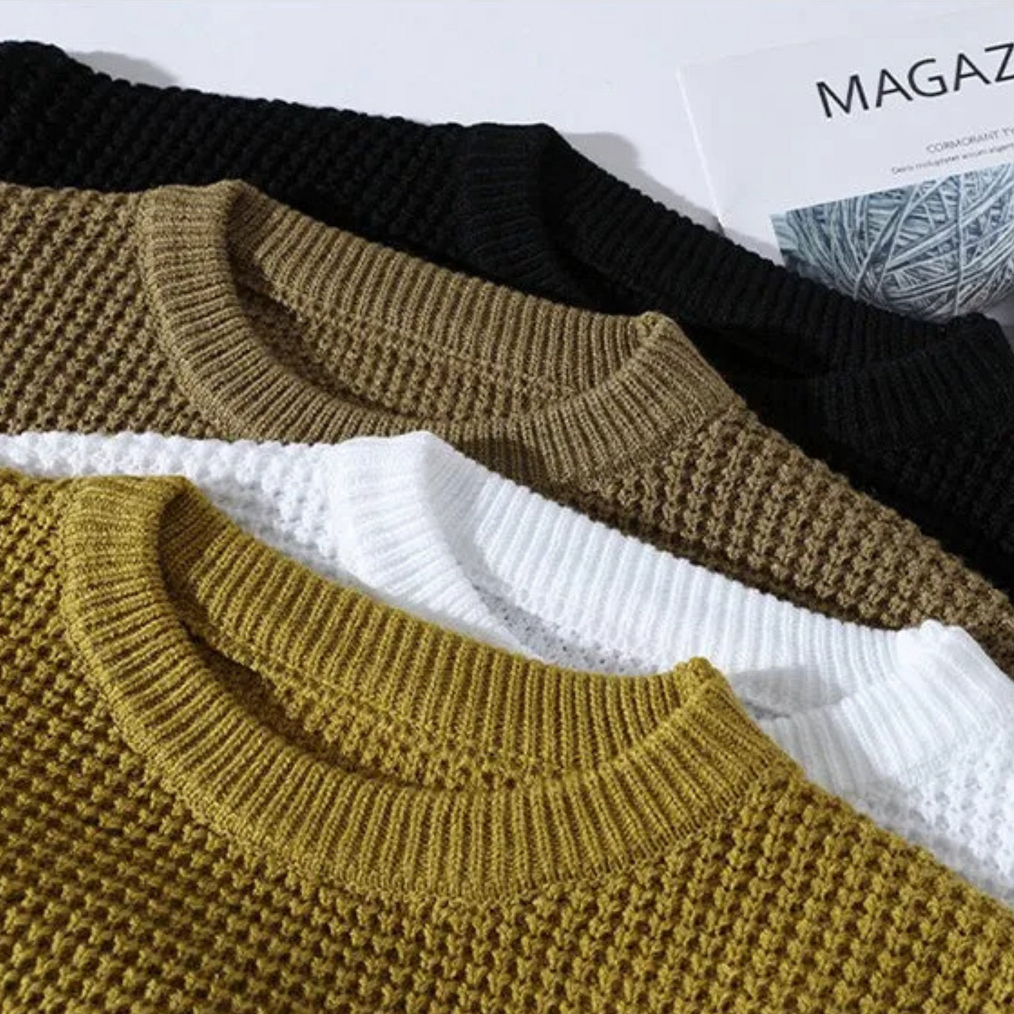 Splice Casual Knit Top