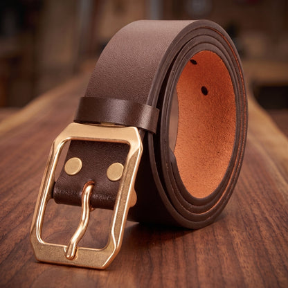 Top Layer Cowhide Belt