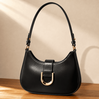 Leather Dumpling Crossbody Bag