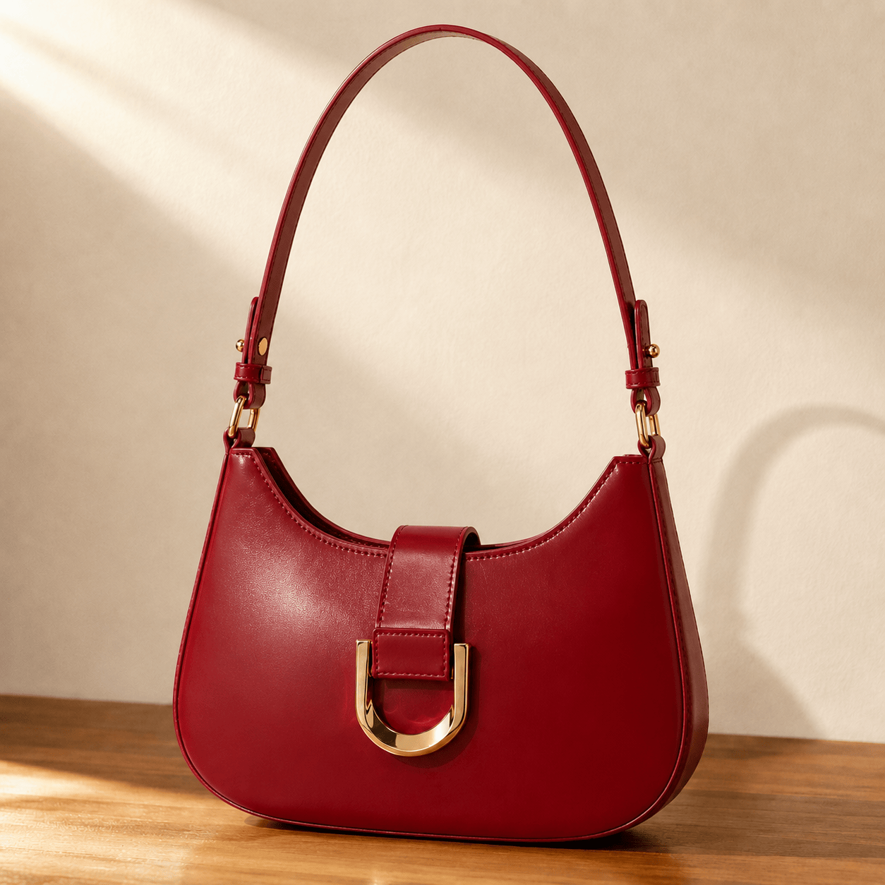 Leather Dumpling Crossbody Bag