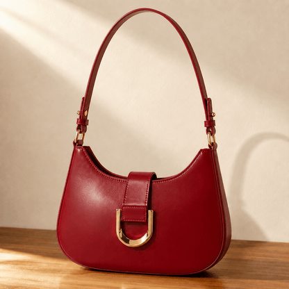 Leather Dumpling Crossbody Bag