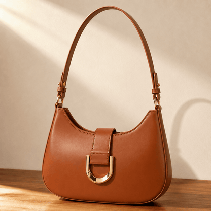 Leather Dumpling Crossbody Bag