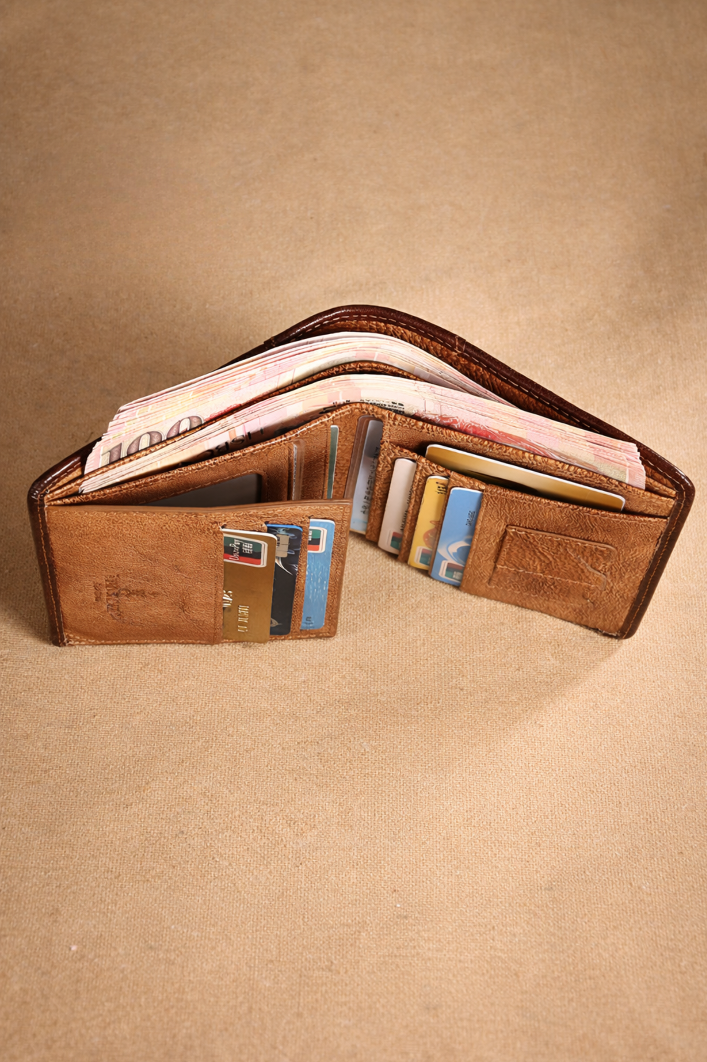Leather Trifold Wallet