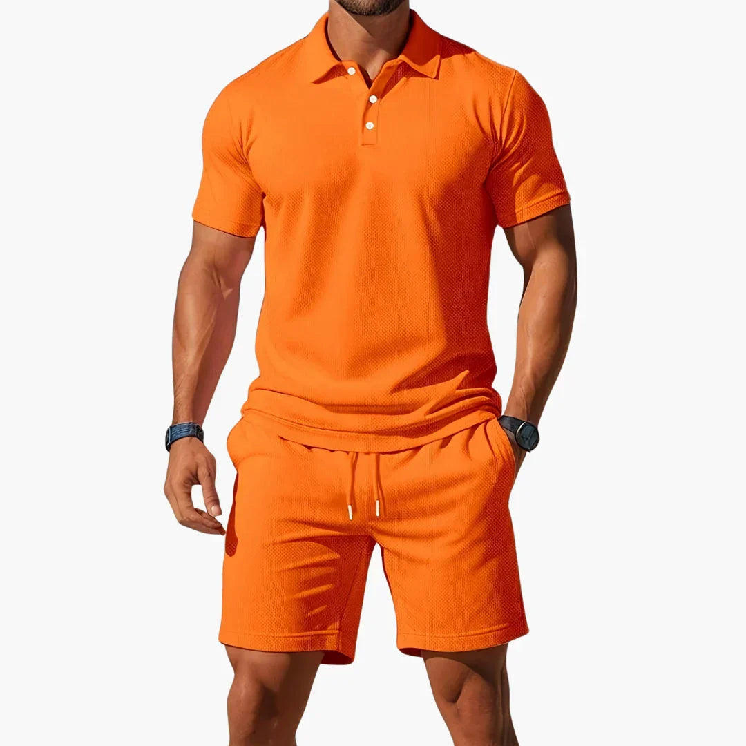Summer Sporty Button-Up Top
