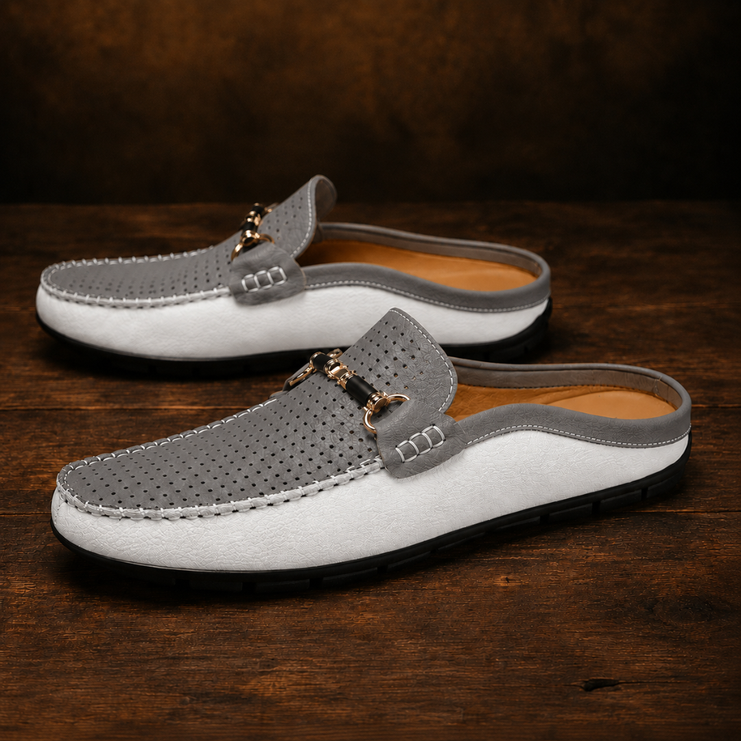 Backless Slip-On Loafers