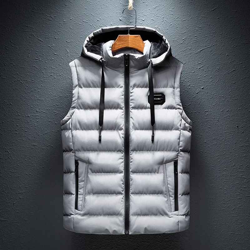 Hooded Casual Vest Jacket