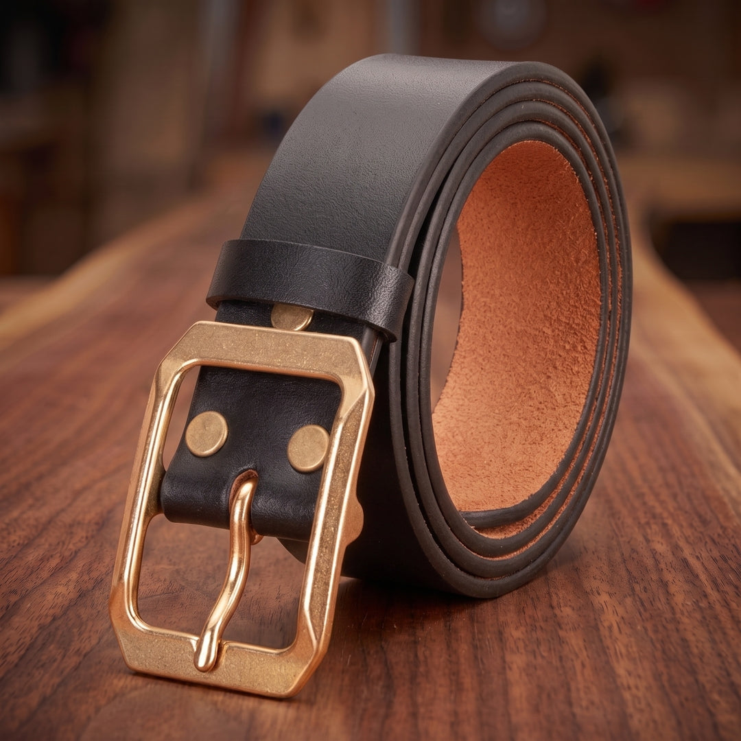Top Layer Cowhide Belt