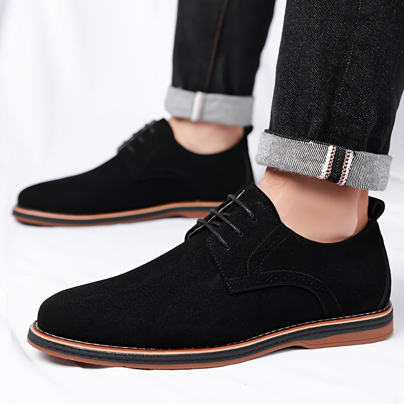 Suede Brogue Leather Shoes