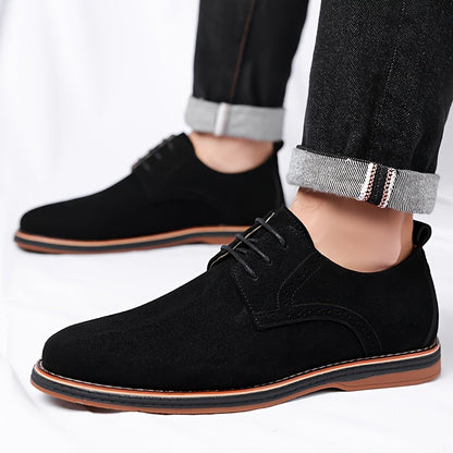 Suede Brogue Leather Shoes