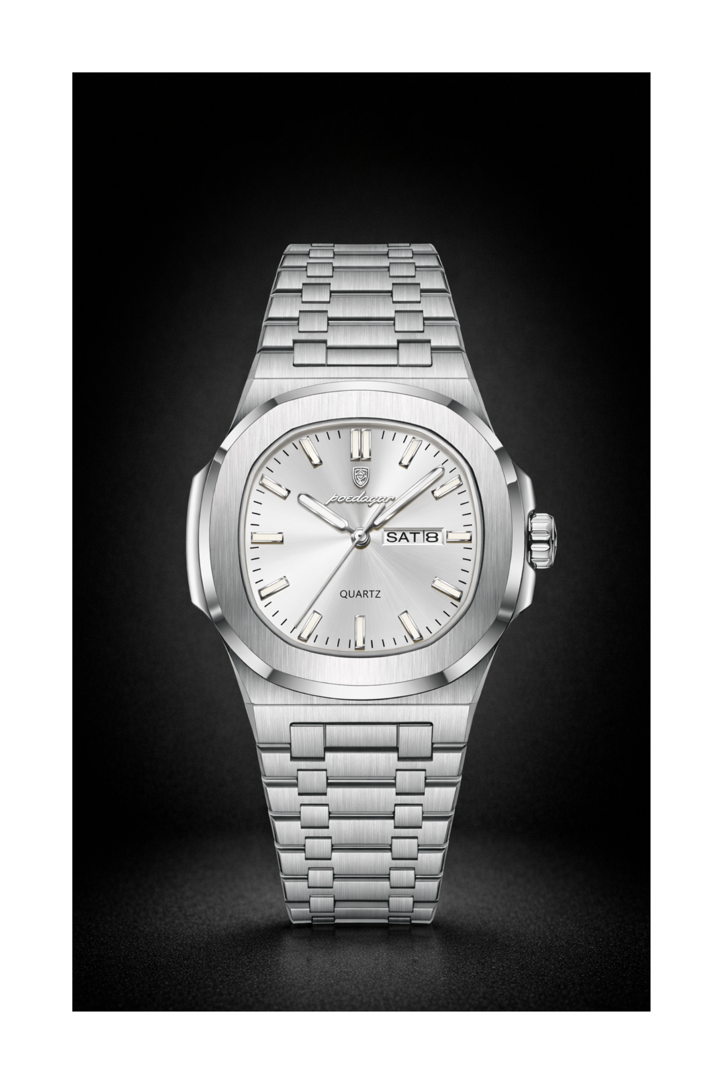 Poedagar Luxury Square Watch