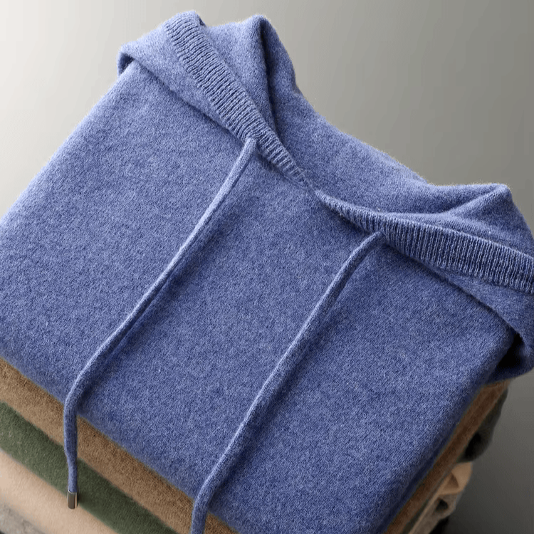 Merino Wool Hooded Sweatshirt