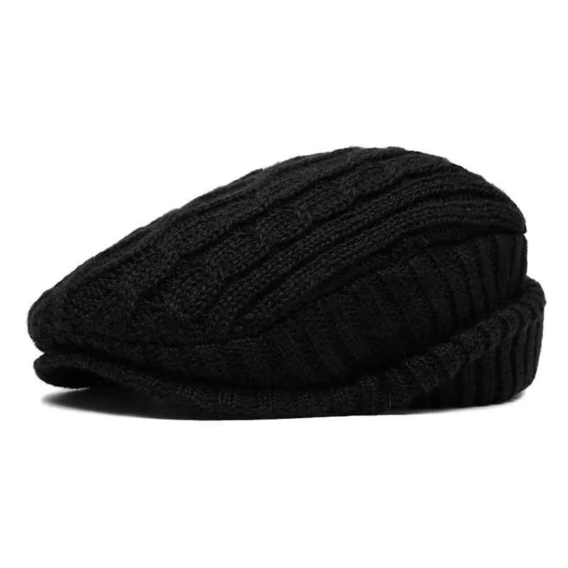 Knitted Wool Beret Cap
