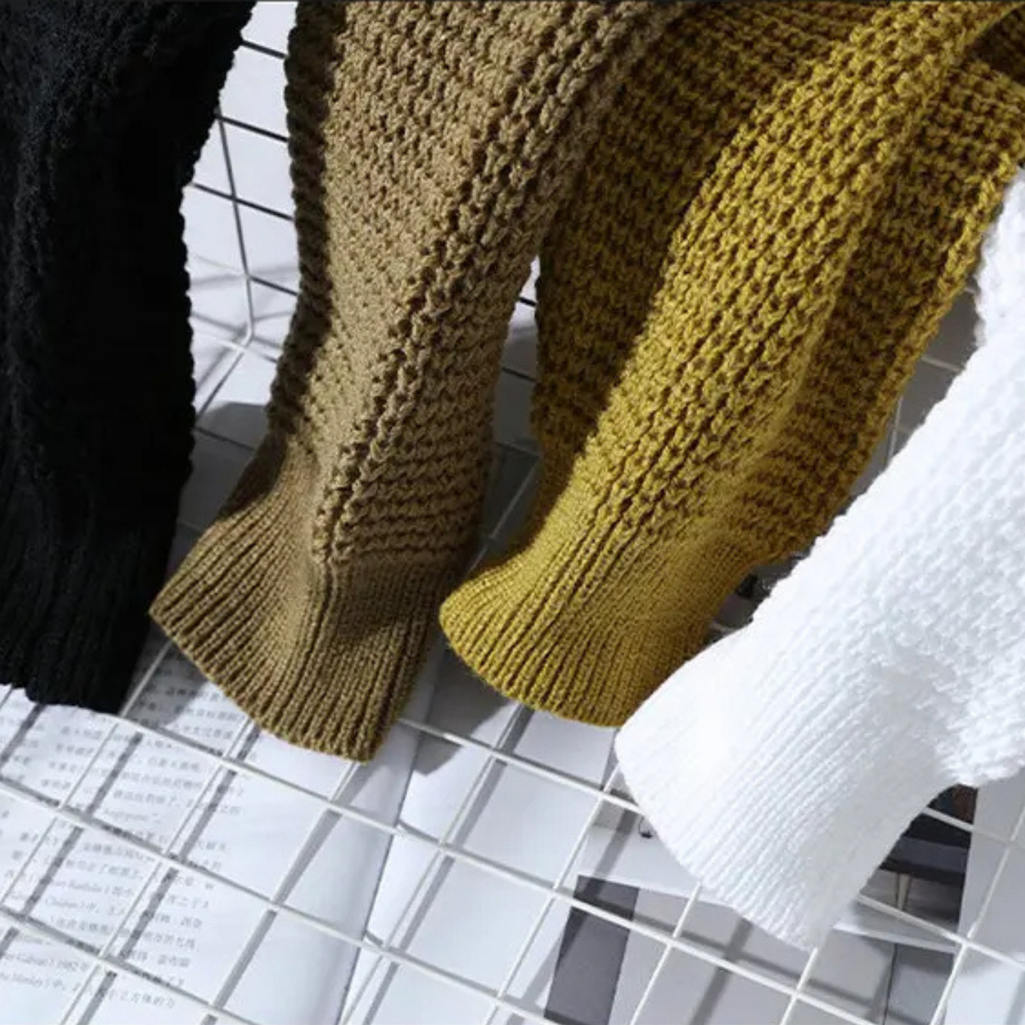Splice Casual Knit Top