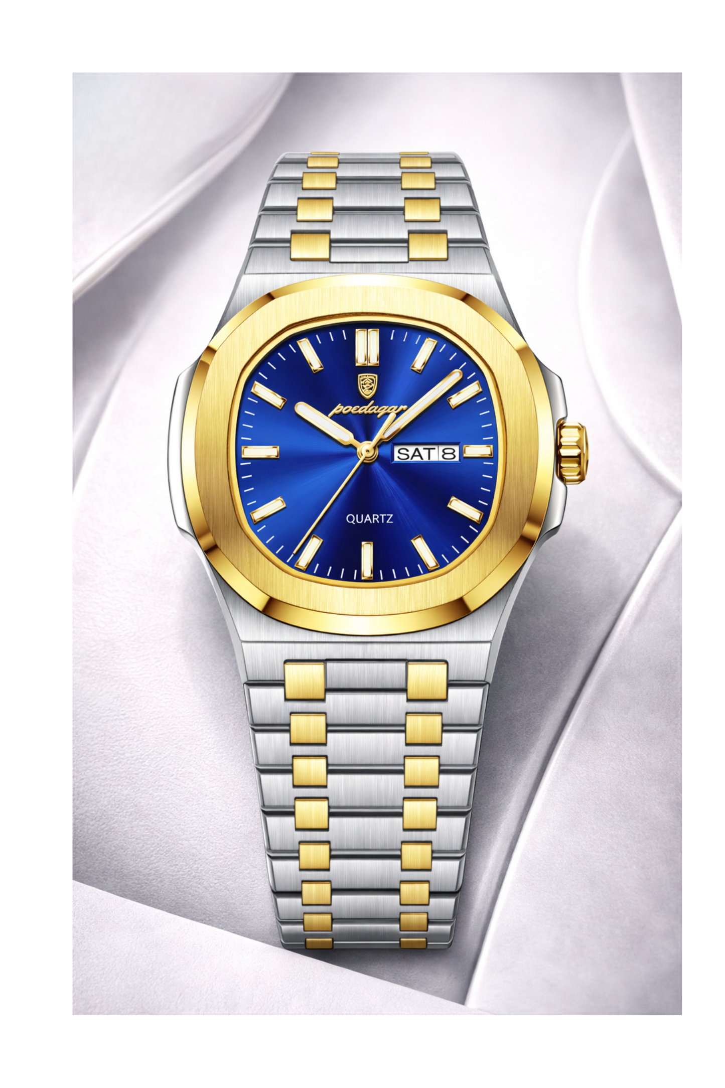 Poedagar Luxury Square Watch