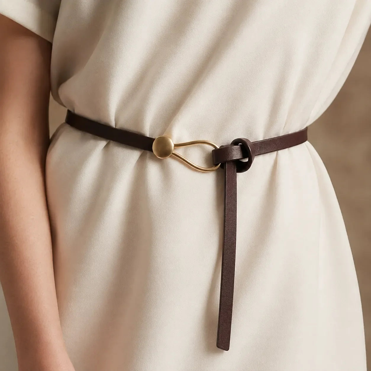No-Hole Knotted Belt