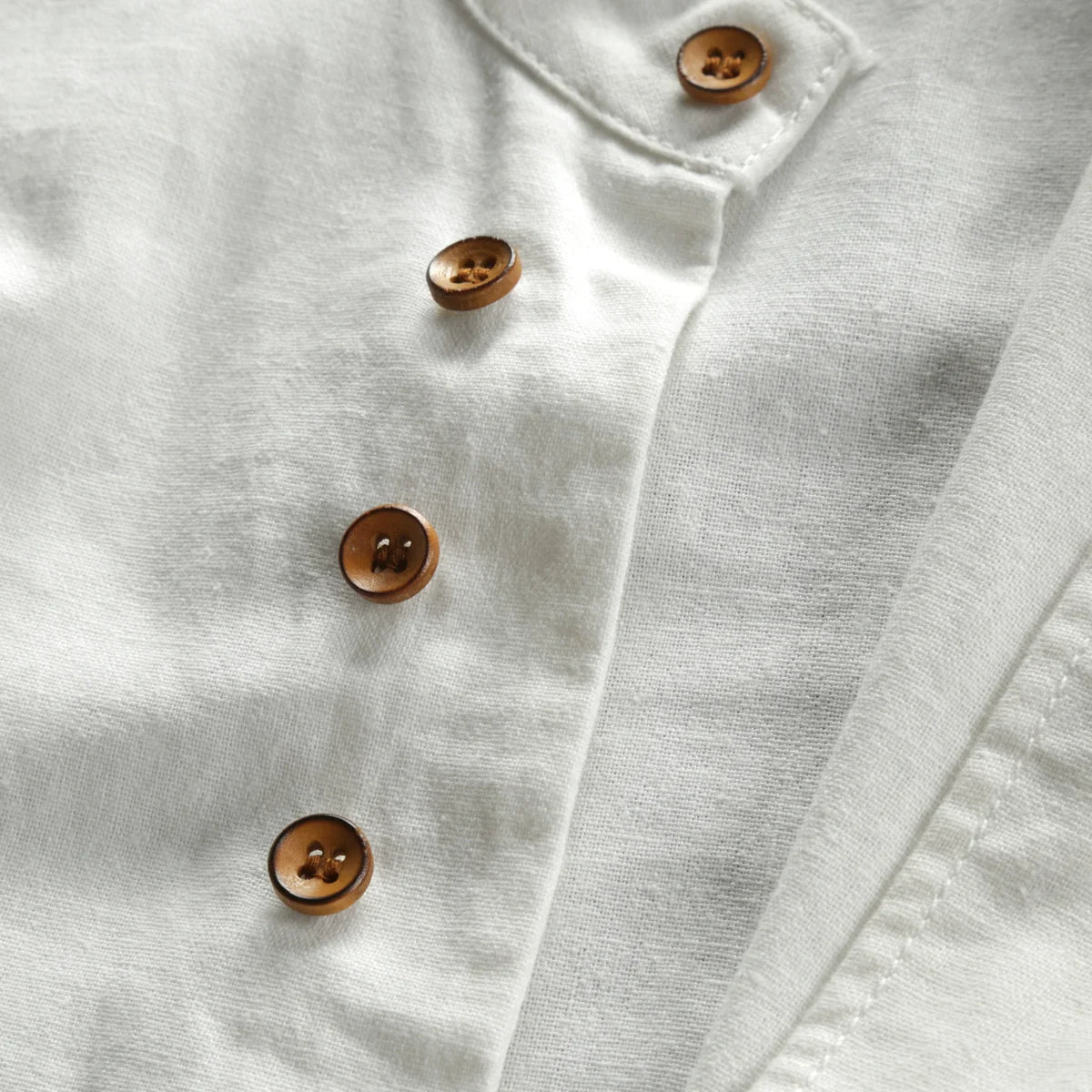 Vintage Collar Linen Shirt