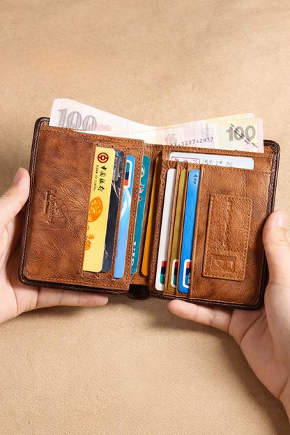 Leather Trifold Wallet