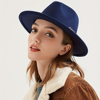 Leaf Buckle Jazz Hat