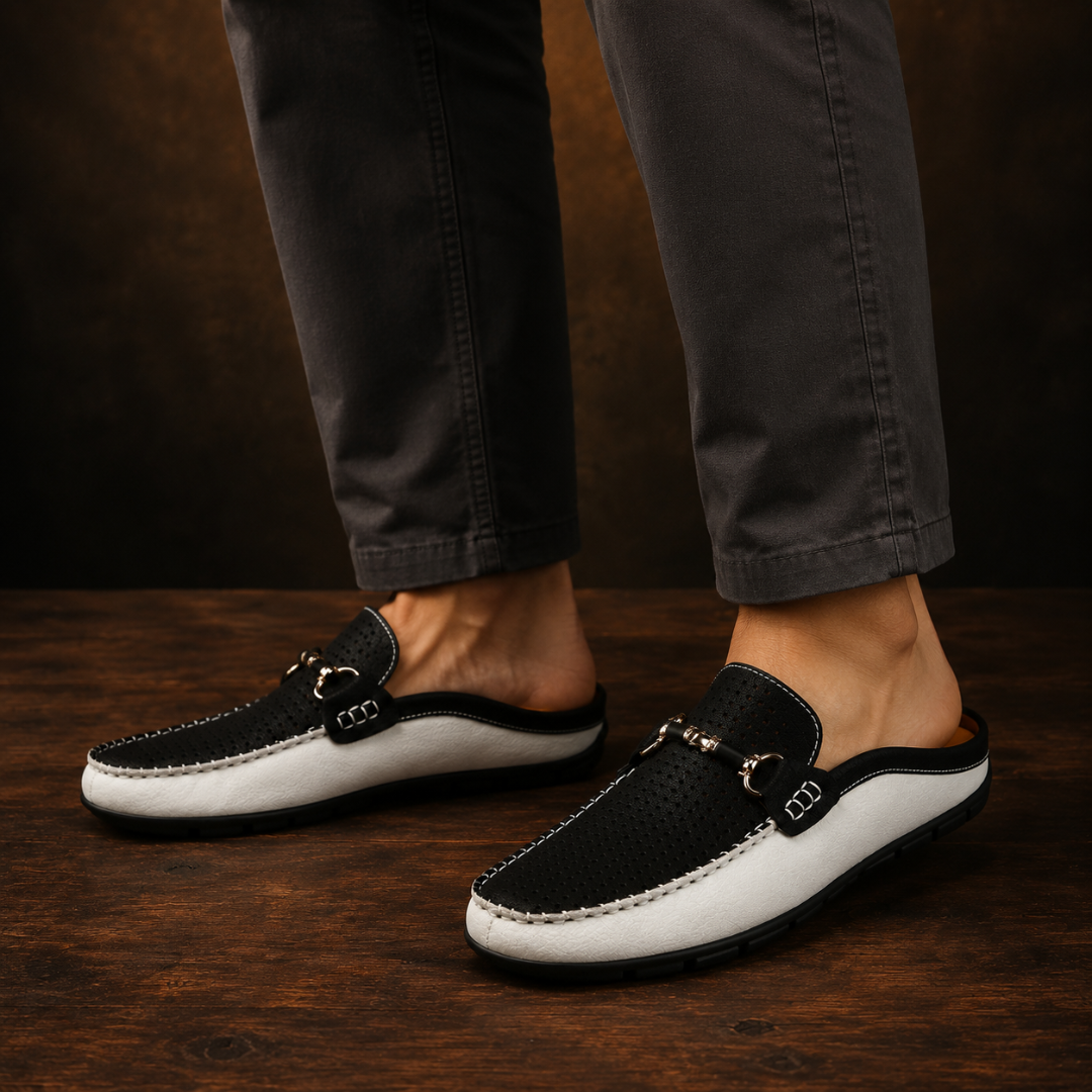 Backless Slip-On Loafers