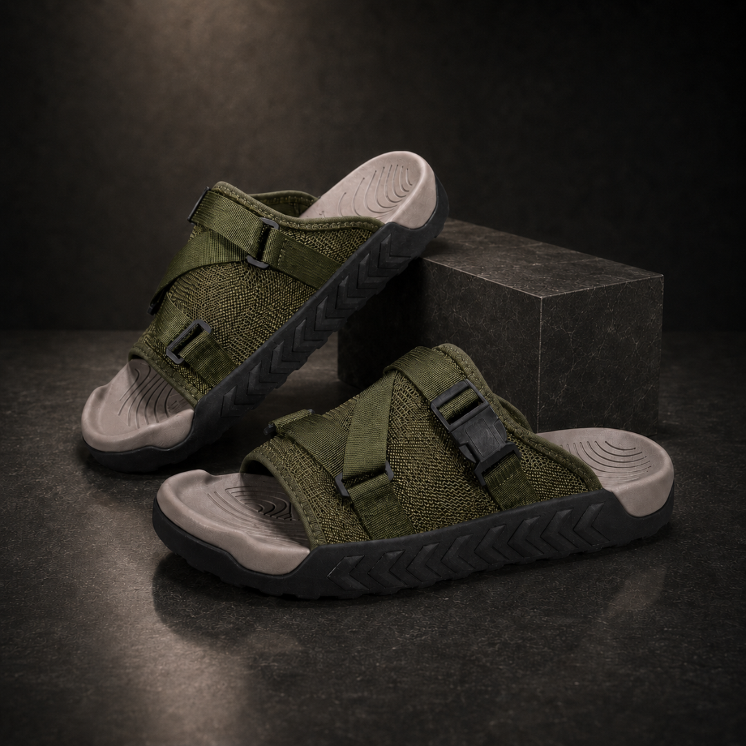 Thick Soled Round Slippers