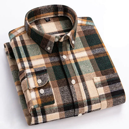 Herringbone Casual Long Sleeve