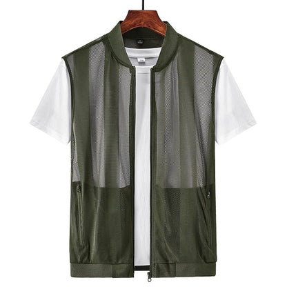 Mesh Hollow Outdoor Waistcoat