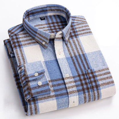 Herringbone Casual Long Sleeve
